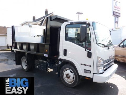 Arctic White 2011 Isuzu N Series Truck NQR