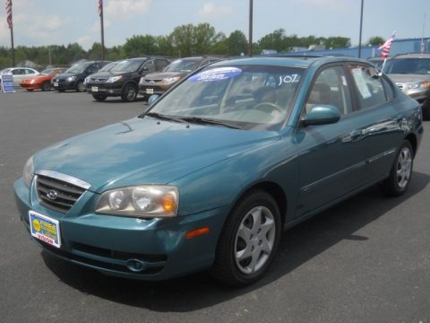 Spruce Green 2006 Hyundai Elantra GLS Sedan