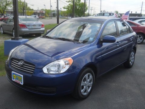 Dark Sapphire Blue 2011 Hyundai Accent GLS 4 Door