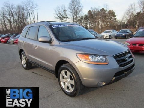 Steel Gray 2008 Hyundai Santa Fe SE 4WD Steel Gray 2008 Hyundai Santa Fe SE 4WD