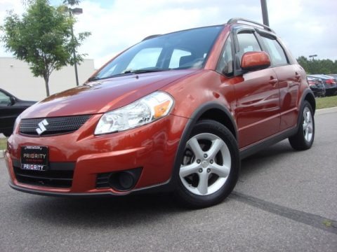 Sunlight Copper Metallic 2009 Suzuki SX4 Crossover Technology AWD Sunlight Copper Metallic 2009 Suzuki SX4 Crossover Technology AWD