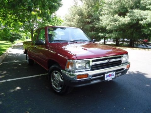 Garnet Red Pearl 1992 Toyota Pickup Deluxe Extended Cab Garnet Red Pearl 1992 Toyota Pickup Deluxe Extended Cab