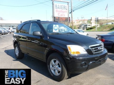 Ebony Black 2008 Kia Sorento LX 4x4 Ebony Black 2008 Kia Sorento LX 4x4