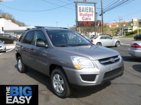 Steel Silver 2009 Kia Sportage LX V6 4x4