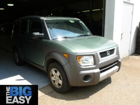 Galapagos Green Metallic 2003 Honda Element EX AWD