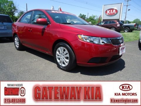 Spicy Red 2011 Kia Forte EX Spicy Red 2011 Kia Forte EX