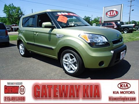 Alien Green 2011 Kia Soul +