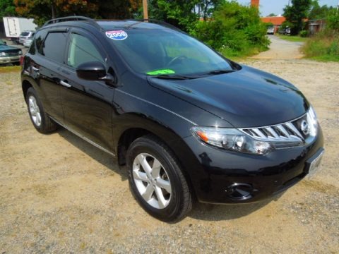 Super Black 2009 Nissan Murano S AWD Super Black 2009 Nissan Murano S AWD