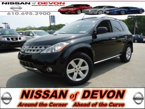 Super Black 2007 Nissan Murano SL AWD Super Black 2007 Nissan Murano SL AWD