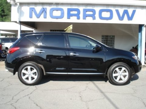 Super Black 2009 Nissan Murano SL AWD Super Black 2009 Nissan Murano SL AWD