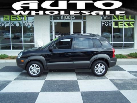 Obsidian Black 2006 Hyundai Tucson GLS V6