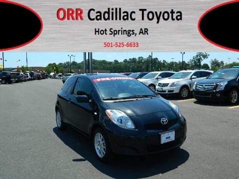 Black Sand Pearl 2011 Toyota Yaris 3 Door Liftback