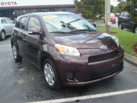 Black Current Metallic 2011 Scion xD 