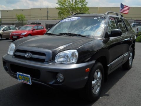 Black Obsidian 2006 Hyundai Santa Fe GLS 4WD Black Obsidian 2006 Hyundai Santa Fe GLS 4WD