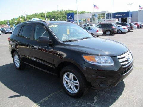 Twilight Black 2012 Hyundai Santa Fe GLS Twilight Black 2012 Hyundai Santa Fe GLS