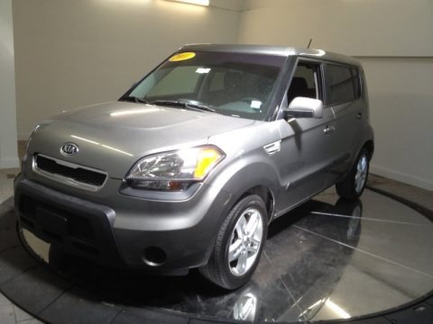 Bright Silver 2011 Kia Soul +