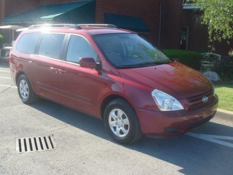 Claret Red 2009 Kia Sedona LX Claret Red 2009 Kia Sedona LX