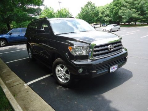 Black 2012 Toyota Sequoia SR5 4WD Black 2012 Toyota Sequoia SR5 4WD