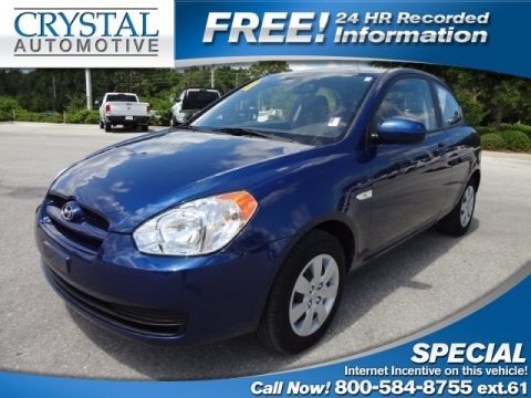 Dark Sapphire Blue 2011 Hyundai Accent GS 3 Door