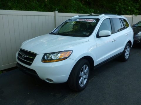 Powder White Pearl 2009 Hyundai Santa Fe Limited 4WD Powder White Pearl 2009 Hyundai Santa Fe Limited 4WD