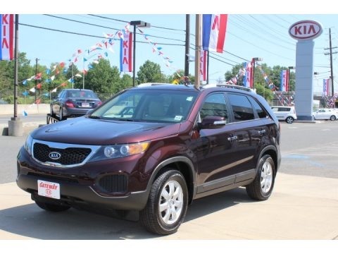 Dark Cherry 2012 Kia Sorento LX V6 Dark Cherry 2012 Kia Sorento LX V6