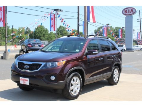 Dark Cherry 2012 Kia Sorento LX Dark Cherry 2012 Kia Sorento LX