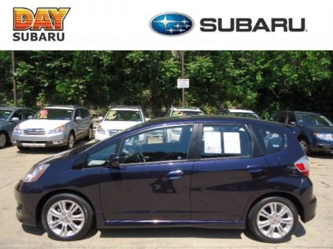 Blue Sensation Pearl 2009 Honda Fit Sport
