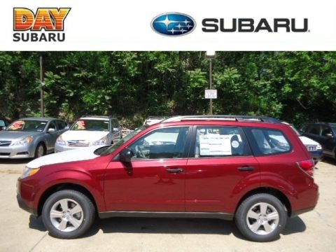 Camellia Red Pearl 2012 Subaru Forester 2.5 X Camellia Red Pearl 2012 Subaru Forester 2.5 X