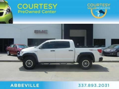 Super White 2009 Toyota Tundra TRD Rock Warrior Double Cab 4x4