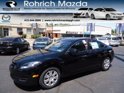 Ebony Black 2013 Mazda MAZDA6 i Sport Sedan Ebony Black 2013 Mazda MAZDA6 i Sport Sedan