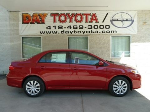 Barcelona Red Metallic 2012 Toyota Corolla LE Barcelona Red Metallic 2012 Toyota Corolla LE