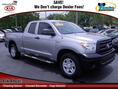 Silver Sky Metallic 2010 Toyota Tundra Double Cab