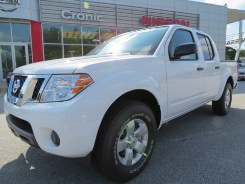 Avalanche White 2012 Nissan Frontier SV Crew Cab