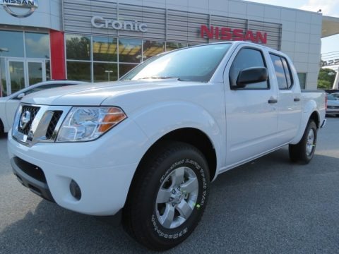 Avalanche White 2012 Nissan Frontier SV Crew Cab