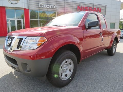 Red Brick 2012 Nissan Frontier S King Cab