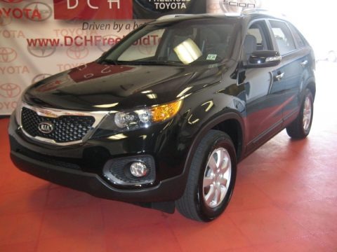 Ebony Black 2011 Kia Sorento LX Ebony Black 2011 Kia Sorento LX