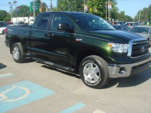 Spruce Green Mica 2010 Toyota Tundra TRD Double Cab 4x4