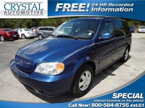 Imperial Blue 2004 Kia Sedona EX Imperial Blue 2004 Kia Sedona EX