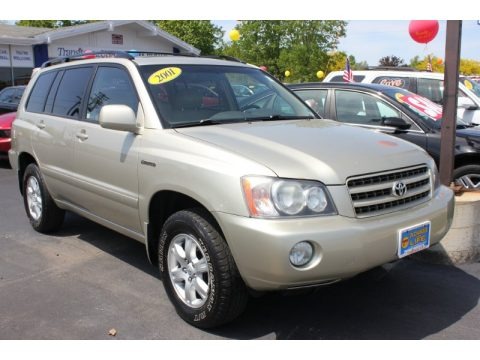 Vintage Gold Metallic 2001 Toyota Highlander V6 4WD Vintage Gold Metallic 2001 Toyota Highlander V6 4WD