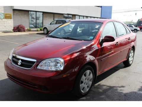 Fusion Red Metallic 2008 Suzuki Forenza 