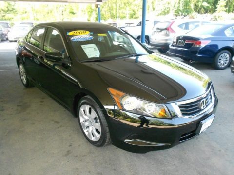 Crystal Black Pearl 2009 Honda Accord EX-L Sedan Crystal Black Pearl 2009 Honda Accord EX-L Sedan