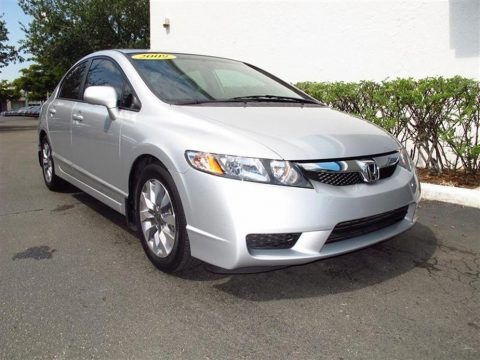 Alabaster Silver Metallic 2009 Honda Civic EX Sedan Alabaster Silver Metallic 2009 Honda Civic EX Sedan