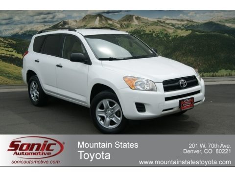 Super White 2010 Toyota RAV4 I4 4WD