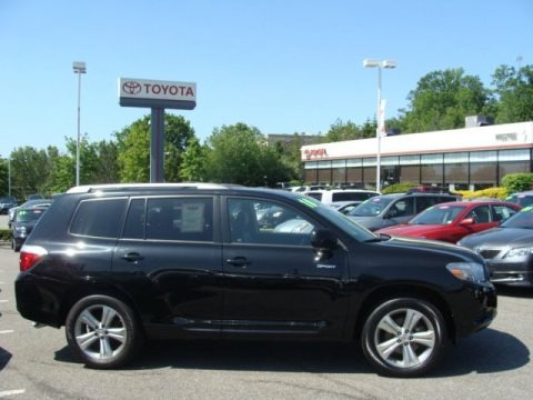 Black 2010 Toyota Highlander Sport 4WD Black 2010 Toyota Highlander Sport 4WD