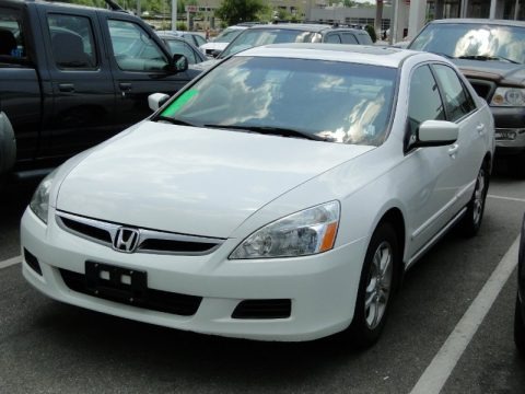 Taffeta White 2007 Honda Accord EX-L Sedan Taffeta White 2007 Honda Accord EX-L Sedan