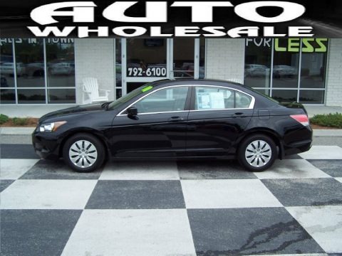 Crystal Black Pearl 2010 Honda Accord LX Sedan Crystal Black Pearl 2010 Honda Accord LX Sedan