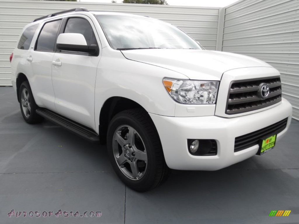 2012 Toyota Sequoia SR5 in Super White - 042707 | Autos of Asia - Japanese and Korean Cars for