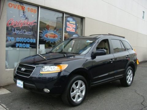 Deepwater Blue 2008 Hyundai Santa Fe SE 4WD Deepwater Blue 2008 Hyundai Santa Fe SE 4WD