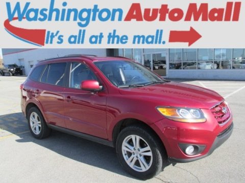 Venetian Red 2010 Hyundai Santa Fe SE 4WD Venetian Red 2010 Hyundai Santa Fe SE 4WD