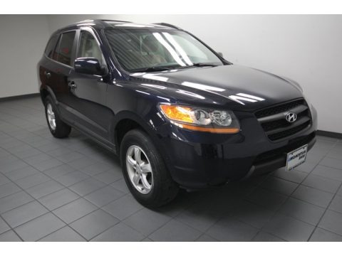 Deepwater Blue 2008 Hyundai Santa Fe GLS 4WD Deepwater Blue 2008 Hyundai Santa Fe GLS 4WD